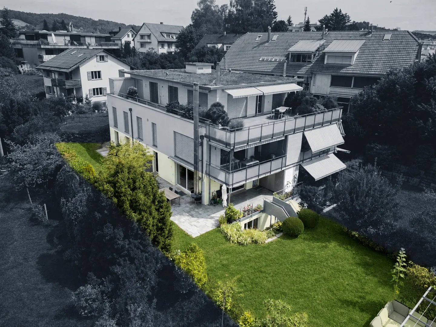 Grosszügige Gartenwohnung in Muri - Foto 2 von 13