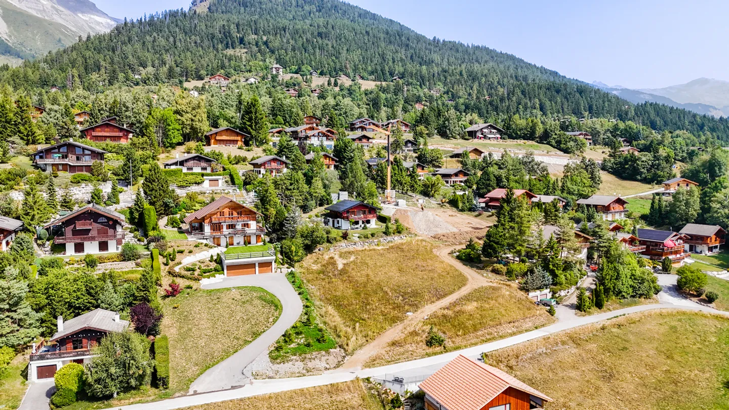 Chalet nuovo a Mayens d'Arbaz - Vista panoramica - Residenza principale - Foto 3 di 4
