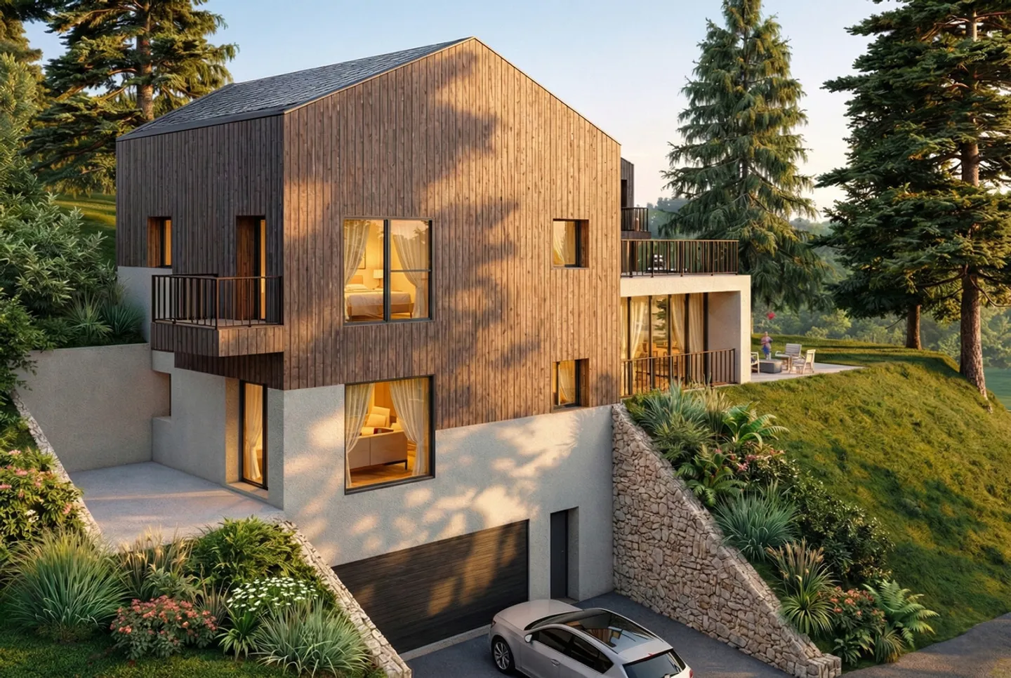 Superbe villa avec vue imprenable en Minergie - Photo 3 sur 5