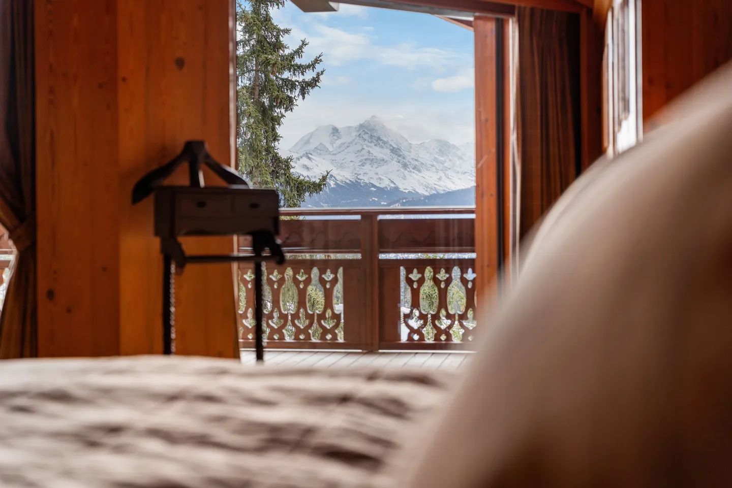 Außergewöhnliches Chalet - Privater Ski In / Ski Out - Plans-Mayens - Foto 8 von 10