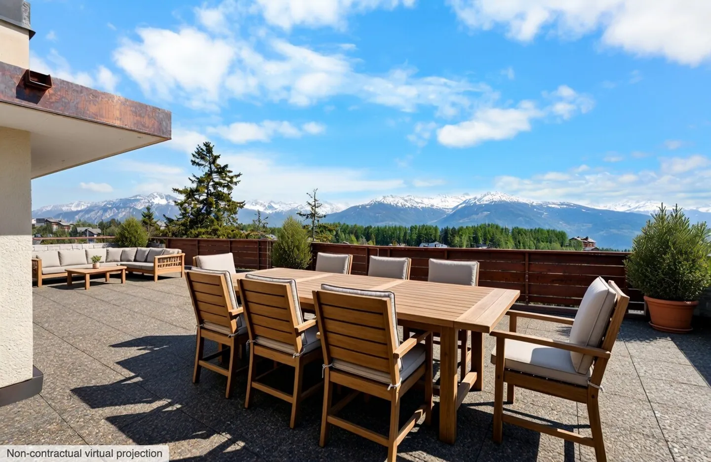 Attique entièrement rénové avec terrasse panoramique et vue imprenable - Foto 2 von 11