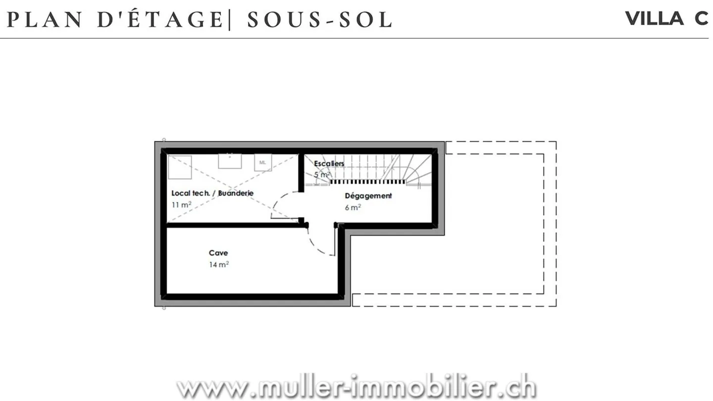 Villa neuve mitoyenne avec jardin dans les hauteurs de Payerne - Photo 10 sur 13