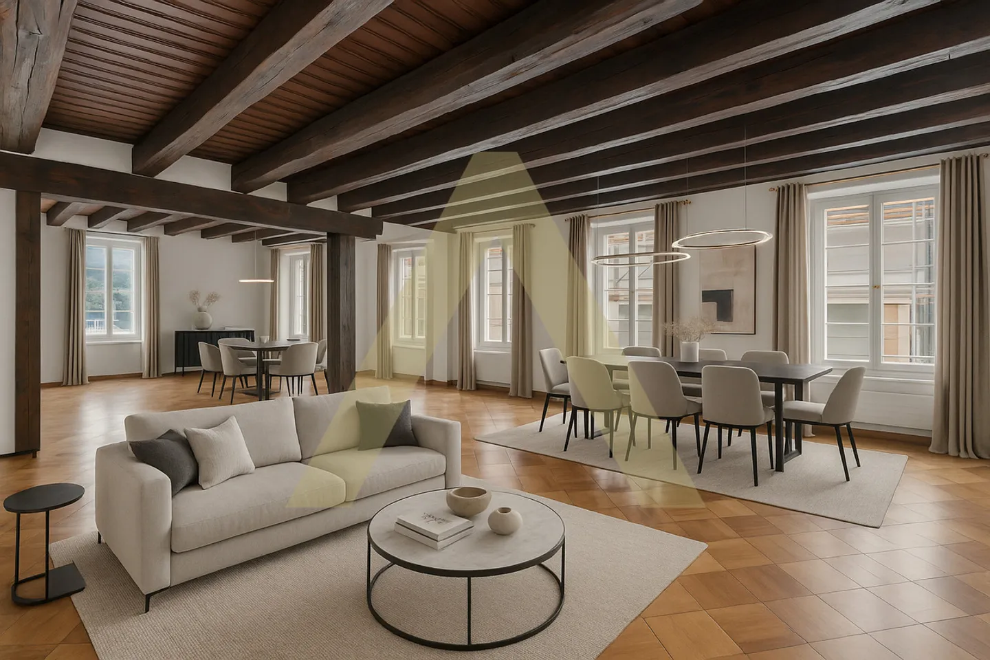 Duplex with a lot of character in the old town of Sion - Photo 2 of 10