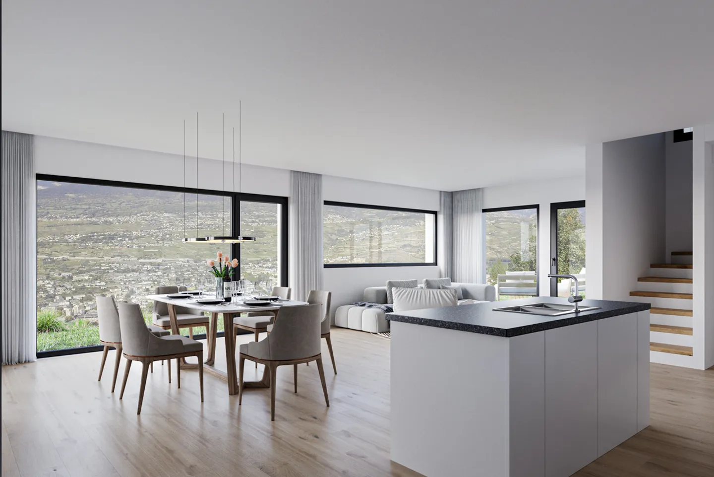 Esclusiva! Villa indipendente di 5,5 locali a Salins - Foto 2 di 4