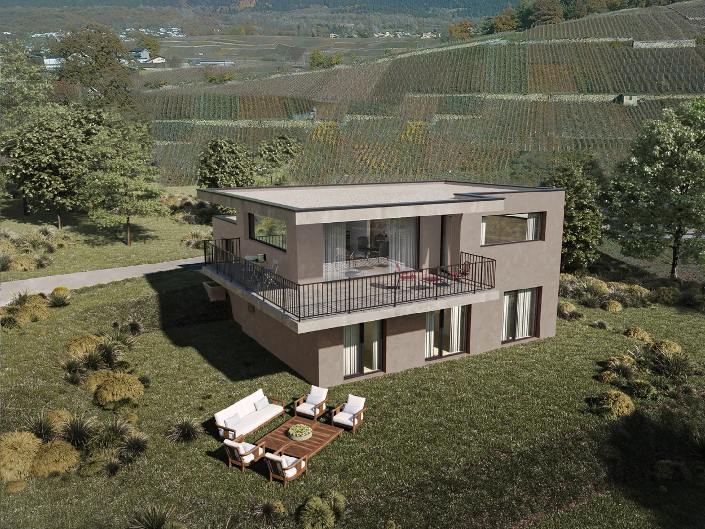 ESCLUSIVITÀ! Villa indipendente di 5,5 locali La Muraz/Savièse - Foto 1 di 13