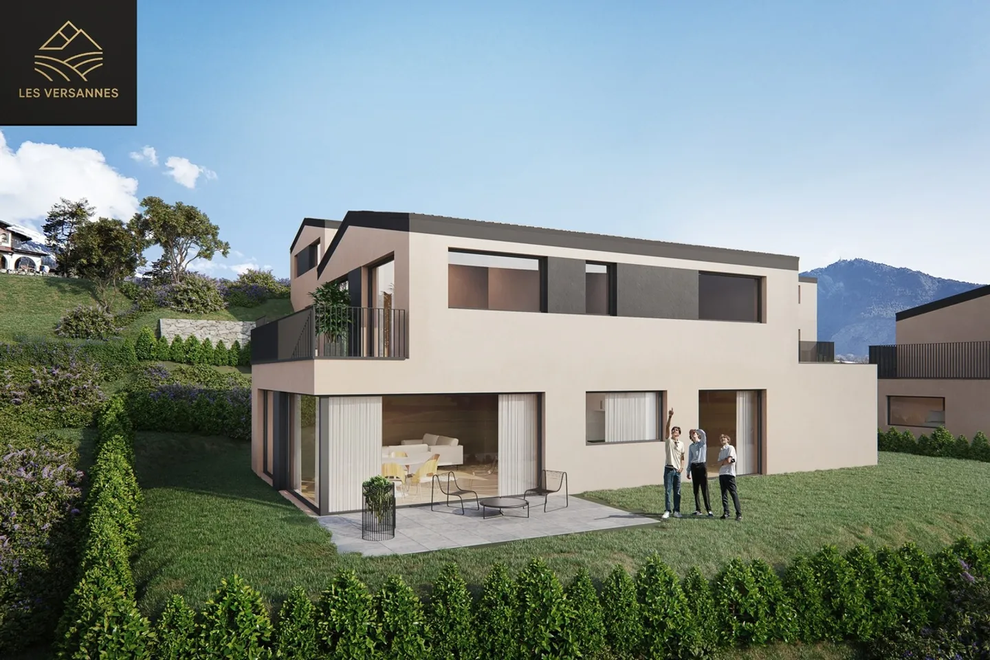 Villas Contemporaines à Grimisuat - Photo 2 sur 4