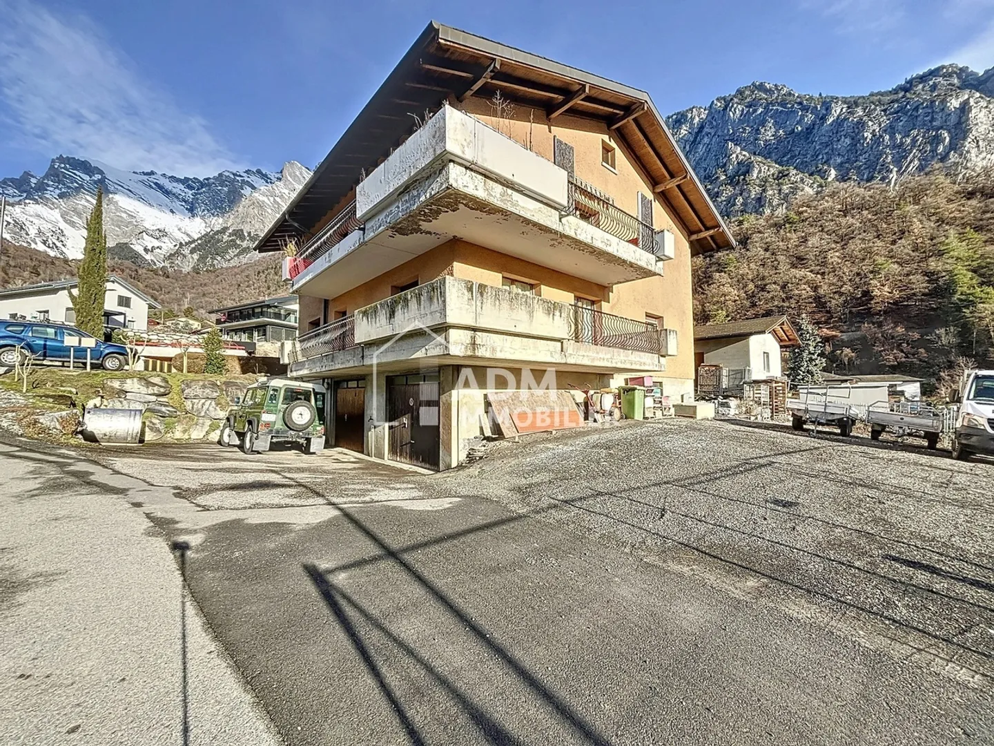 Chamoson, 4.5 room apartment to renovate, with stunning view - Photo 11 of 12