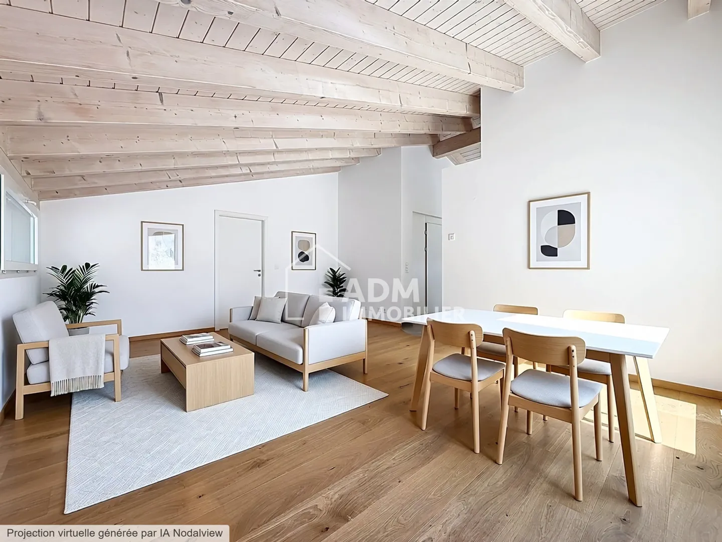 Leytron, geräumige 4,5-Zimmer-Penthouse-Wohnung - Foto 2 von 13