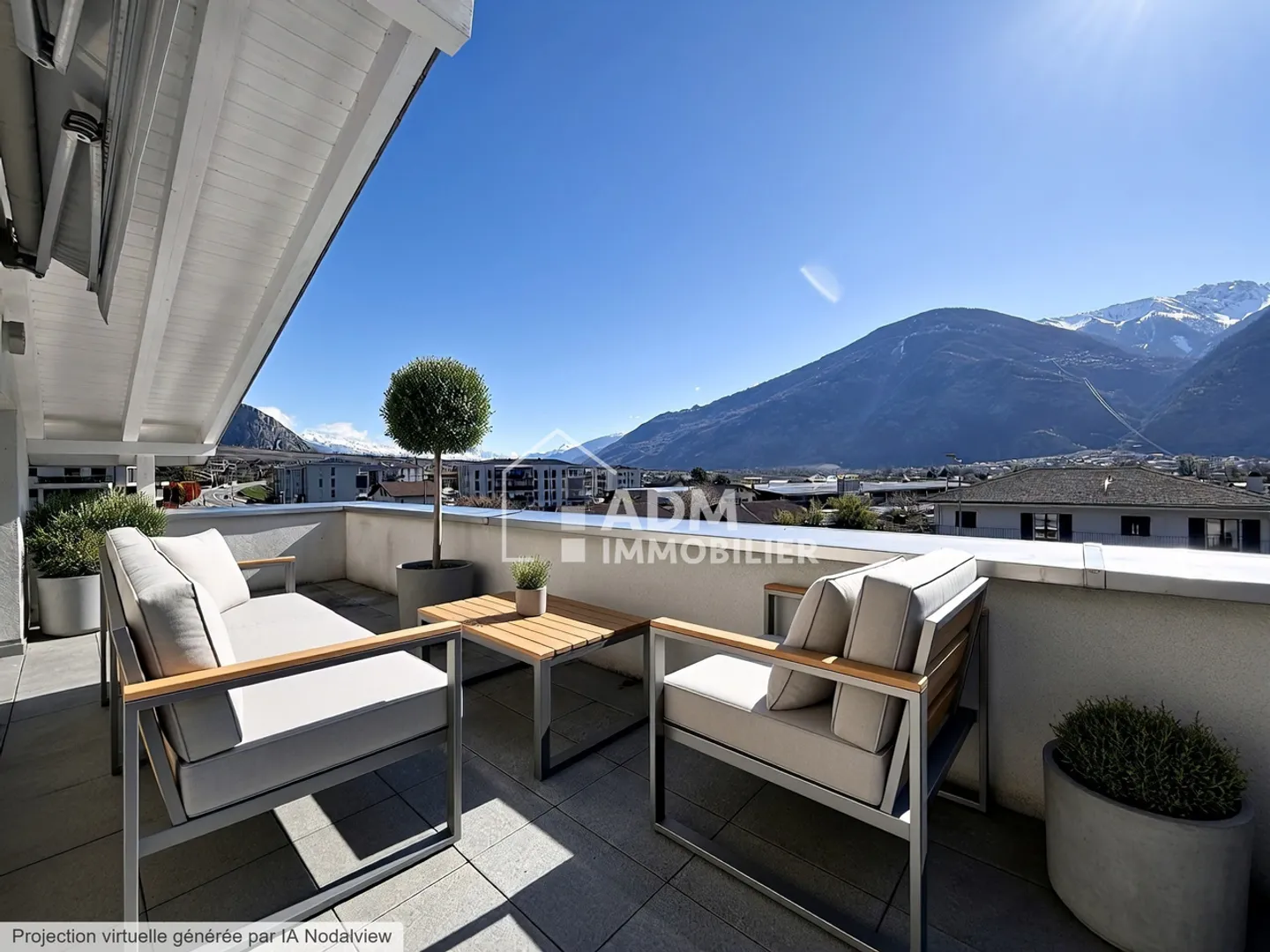Leytron, geräumige 4,5-Zimmer-Penthouse-Wohnung - Foto 11 von 13
