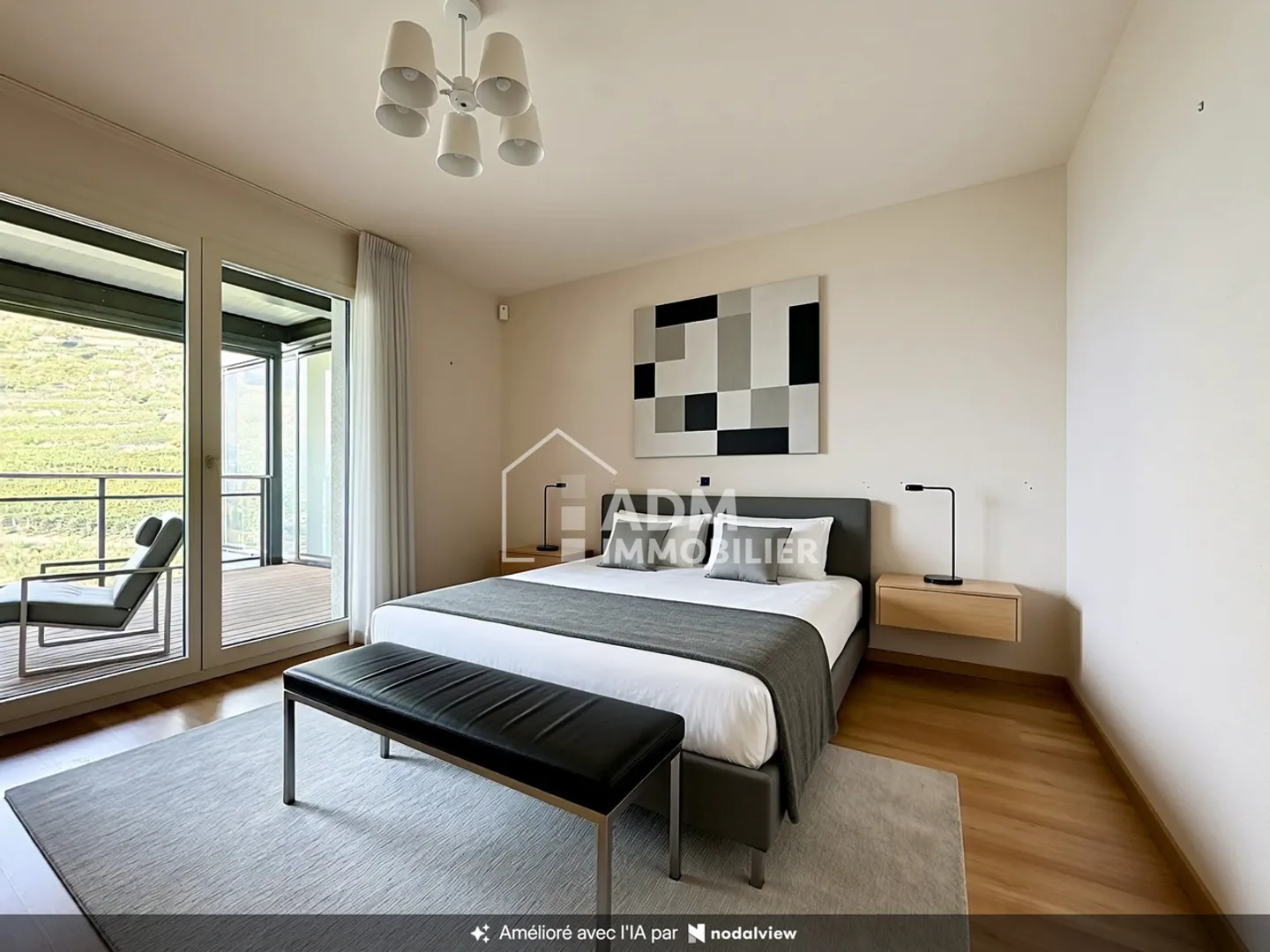 Sion, appartamento di 4.5 locali, vista mozzafiato sulla Valle del Rodano - Foto 1 di 12