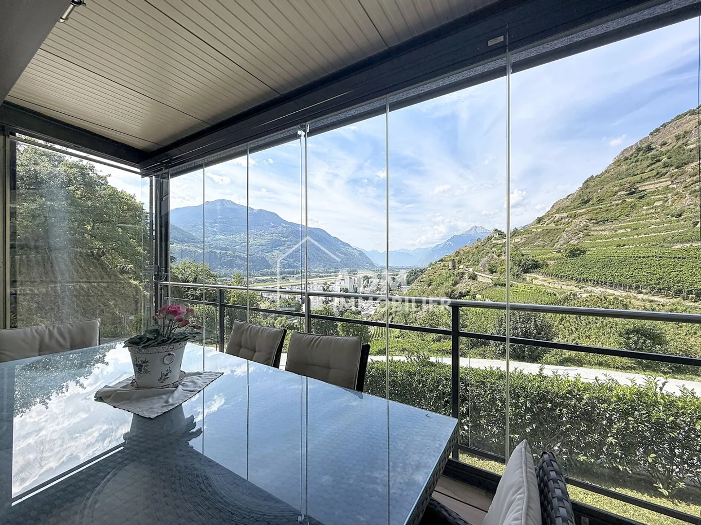 Sion, appartamento di 4.5 locali, vista mozzafiato sulla Valle del Rodano - Foto 10 di 12