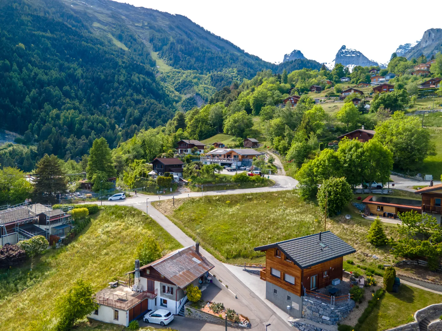 Dugny (Leytron), terrain à bâtir 612 m2 avec cadre exceptionnel - Photo 4 sur 8