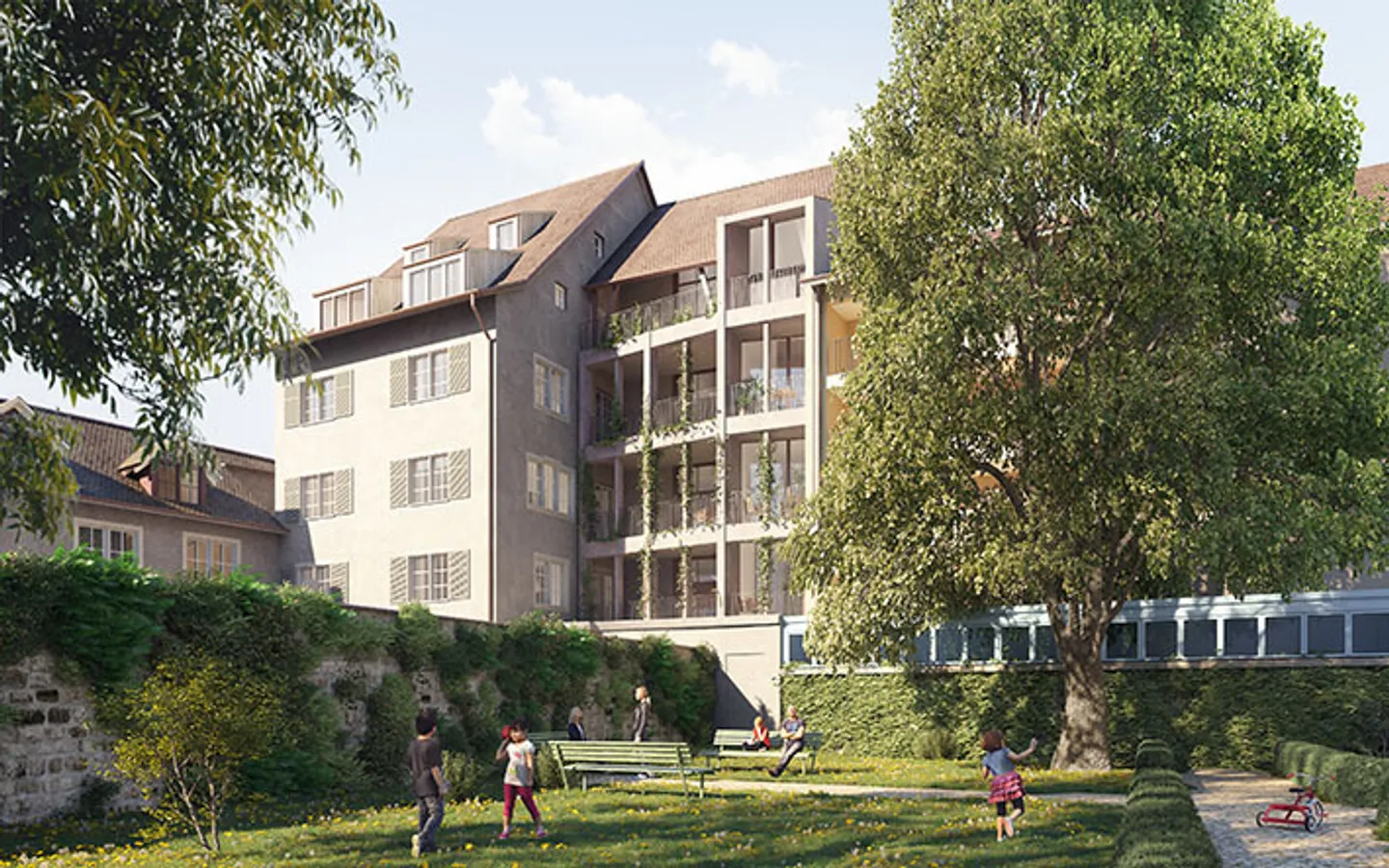 Historische Wohnung mit Balkon - Foto 5 von 6