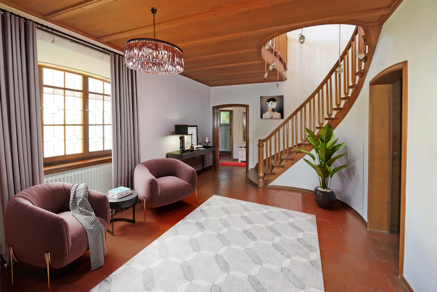 Villa majestueuse et bien entretenue sur la pente ensoleillée de Flurlingen - Photo 6 sur 13