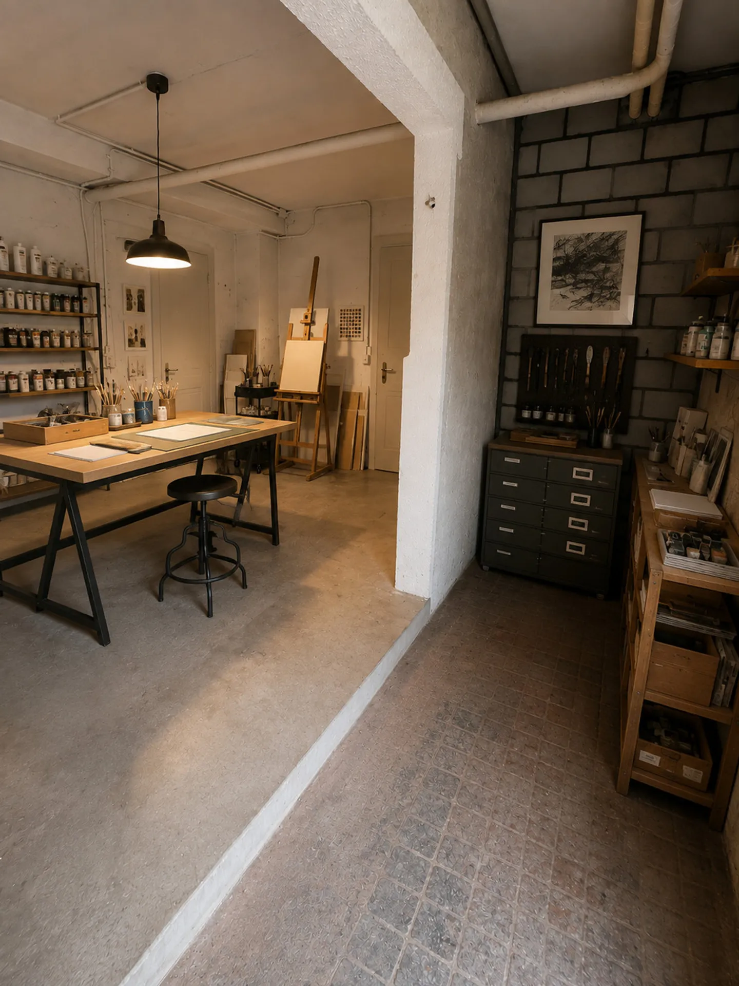 Atelier ou studio à louer - Photo 3 sur 5