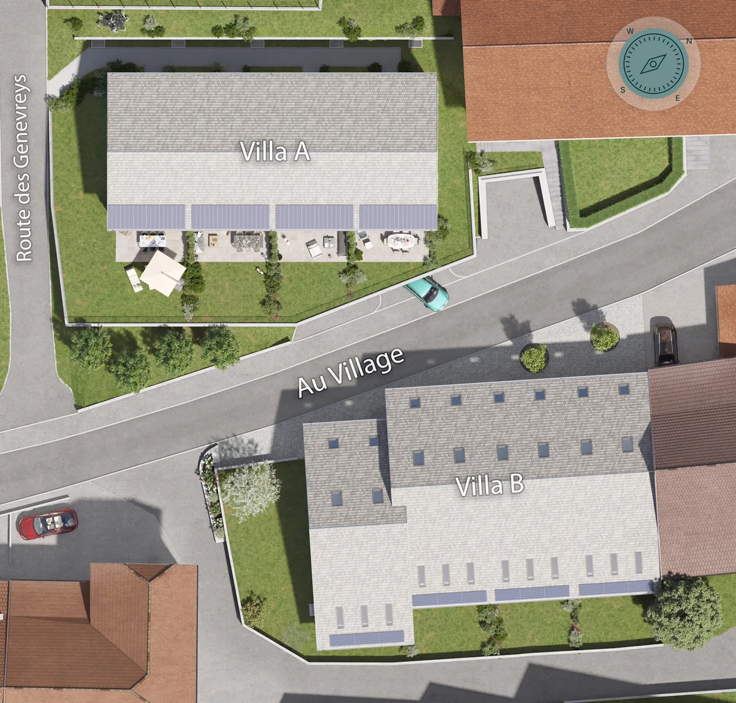Nuove ville familiari 4.5 pces a Villars-le-Grand / VD (Ville A) - Foto 5 di 9