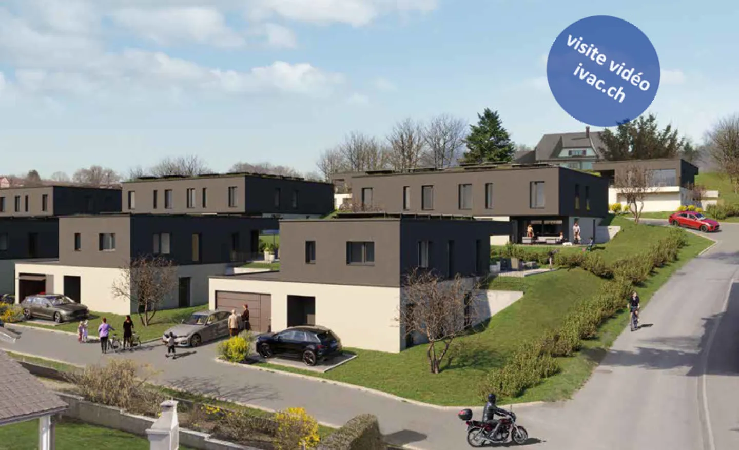 Villas individuelles 5.5 pces (type 1) neuves à Domdidier / FR - Foto 1 di 10