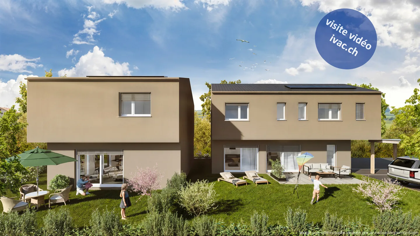 Villas individuali nuove di 5.5 pces a Gletterens / FR - Foto 1 di 8