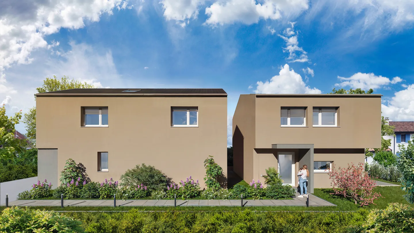 Villas individuali nuove di 5.5 pces a Gletterens / FR - Foto 2 di 8