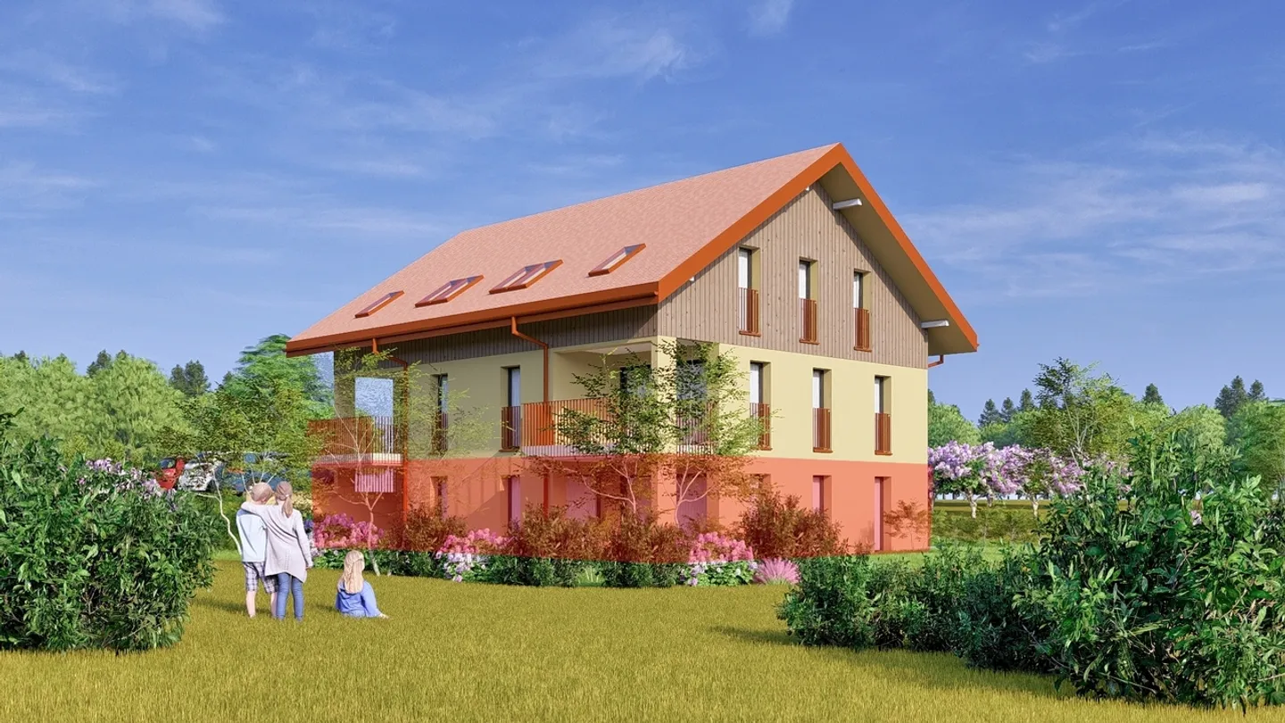 4.5-Zimmer-Wohnung mit Garten in Montagny / FR (Los 1) - Foto 2 von 10