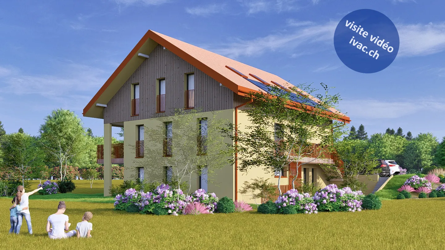 4.5-Zimmer-Maisonette-Wohnungen in Montagny / FR (Lose 2-3) - Foto 1 von 10