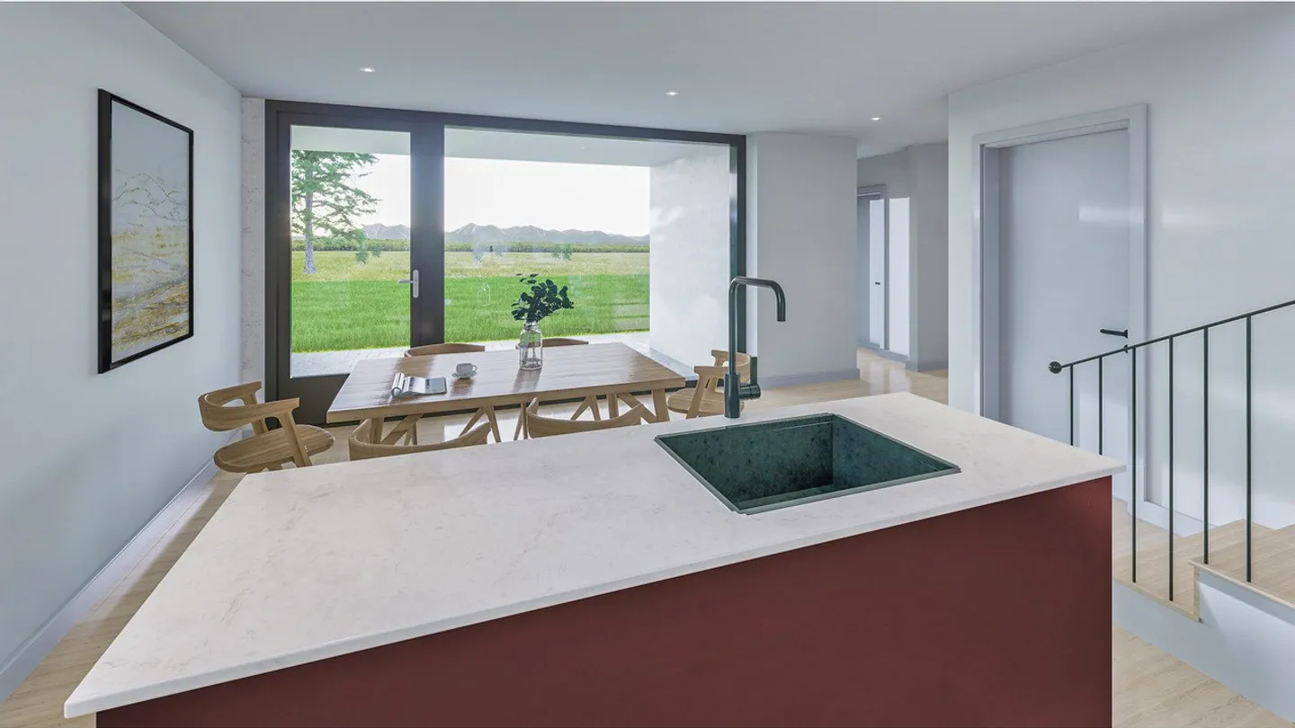 Triplex neufs de 5.5 pces avec jardin à Dompierre / FR - Photo 9 sur 13