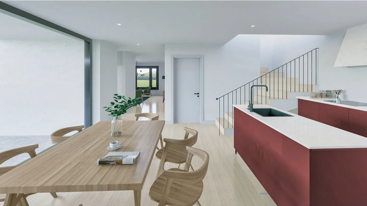 Triplex neufs de 5.5 pces avec jardin à Dompierre / FR - Photo 8 sur 13