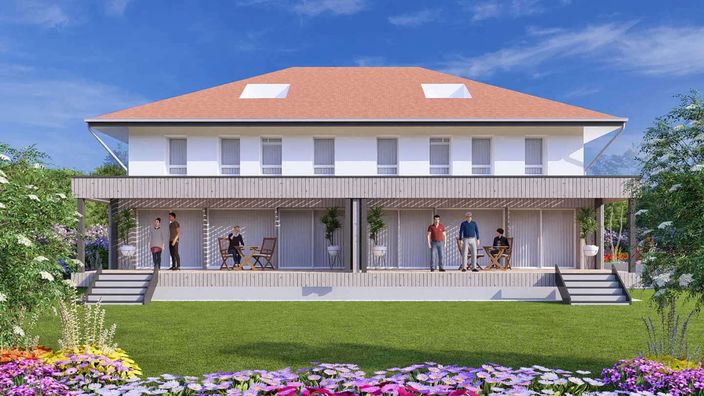 Villas familiales de 5.5 pces avec vue sur le lac à Meyriez / FR - Photo 5 sur 12