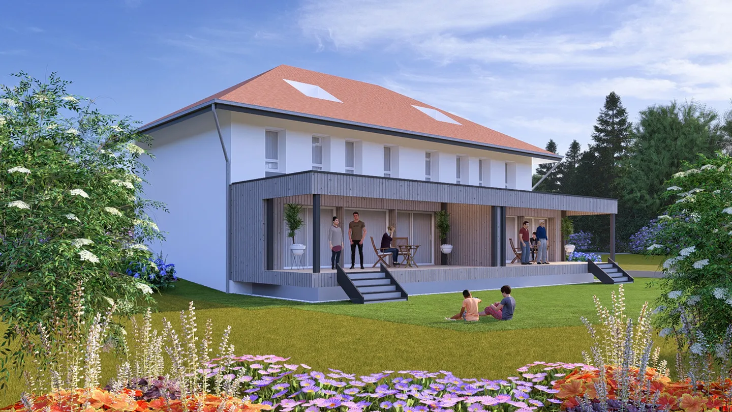 Villas familiales de 5.5 pces avec vue sur le lac à Meyriez / FR - Photo 4 sur 12