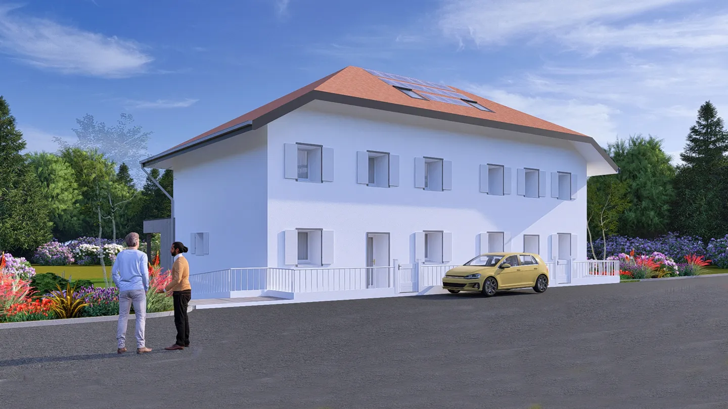 Villas familiales de 5.5 pces avec vue sur le lac à Meyriez / FR - Photo 8 sur 12