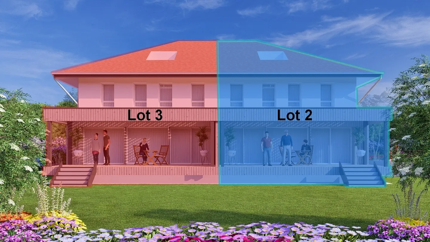 Villas familiales de 5.5 pces avec vue sur le lac à Meyriez / FR - Photo 6 sur 12