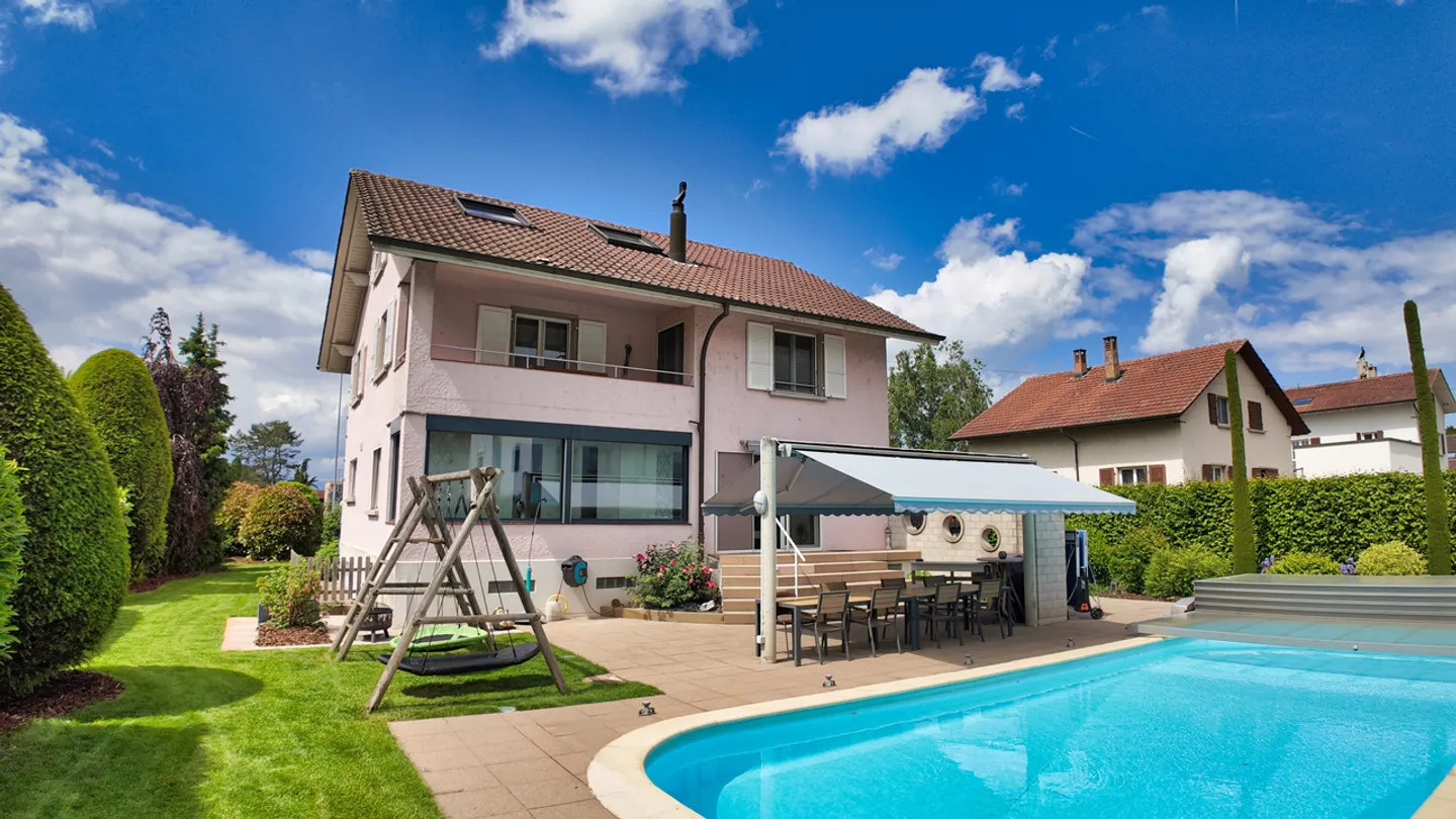 Villa indipendente di 6,5 locali con piscina a Domdidier / FR - Foto 5 di 13