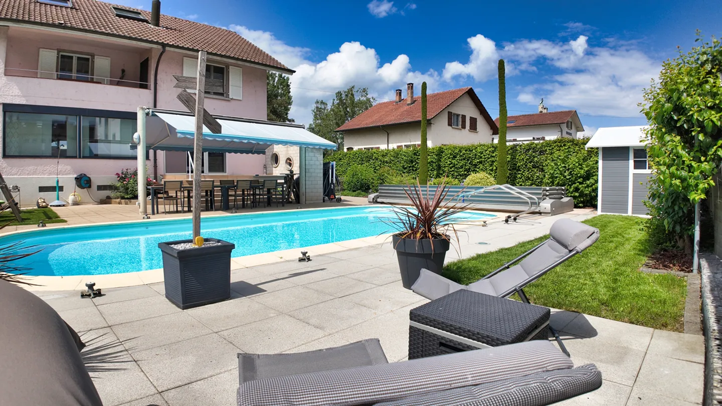 Villa indipendente di 6,5 locali con piscina a Domdidier / FR - Foto 4 di 13