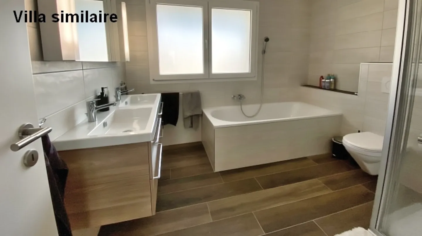 Villa familiare nuova di 5 piani con piscina a Champtauroz / VD - Foto 11 di 13