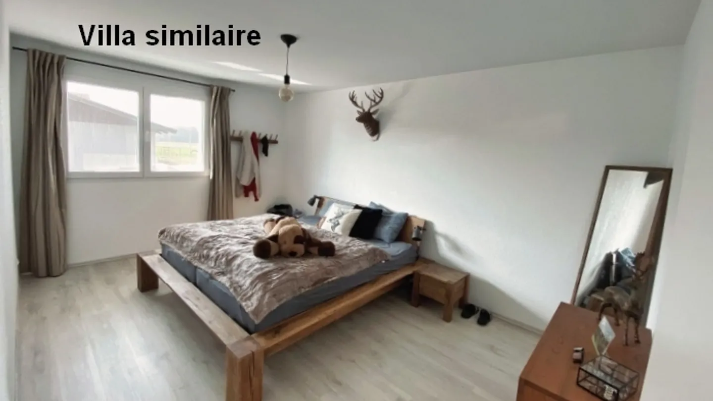 Villa familiare nuova di 5 piani con piscina a Champtauroz / VD - Foto 13 di 13
