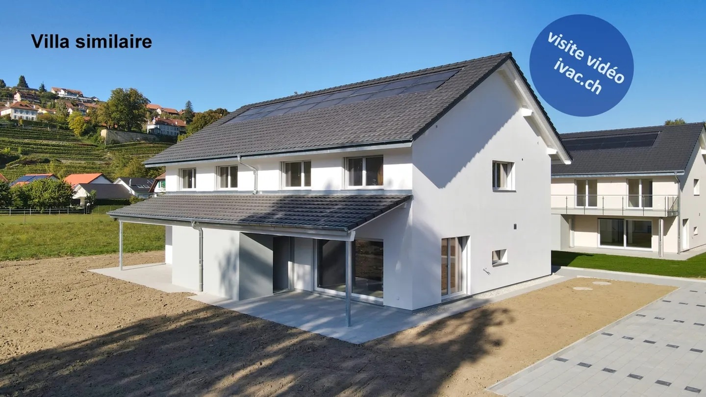 Villa familiare nuova di 5 piani con piscina a Champtauroz / VD - Foto 8 di 13