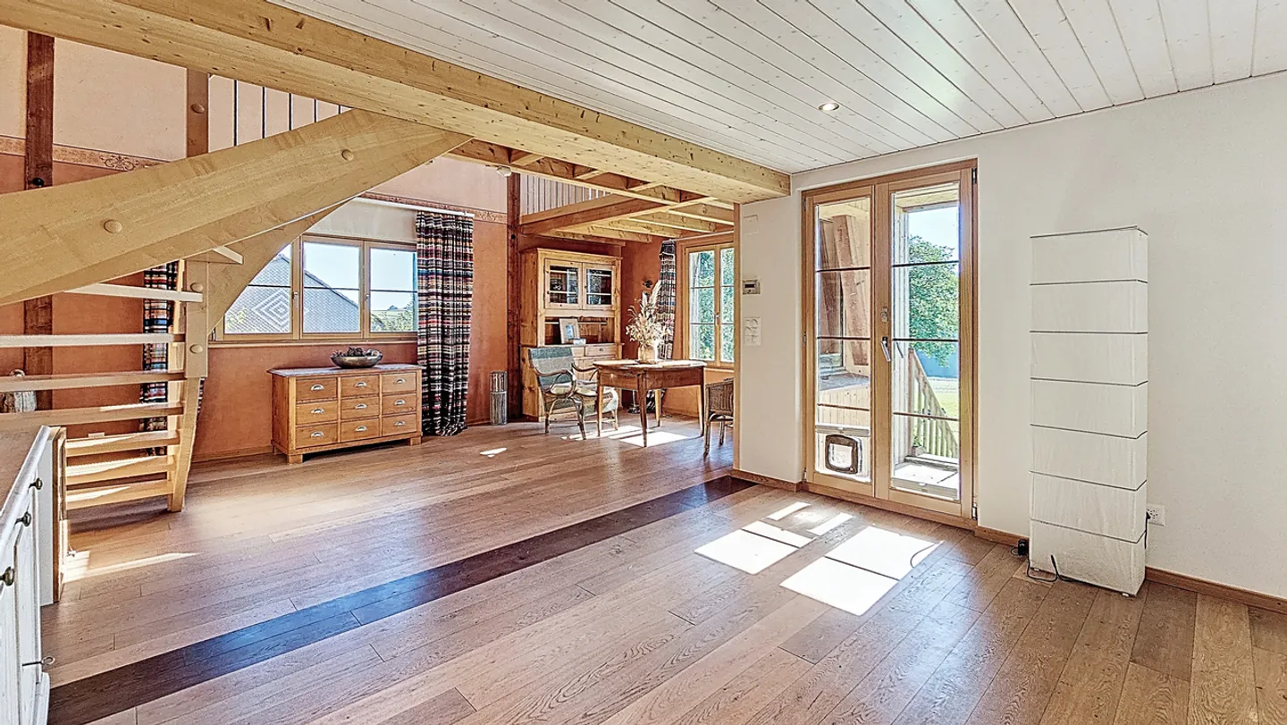 Dorfhaus mit 4,5 Zimmern und Grundstück in Murist (Estavayer) - Foto 10 von 13