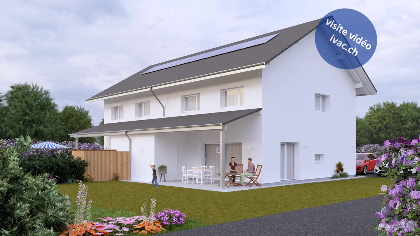 Nouvelle villa familiale à Champtauroz - Photo 1 sur 13