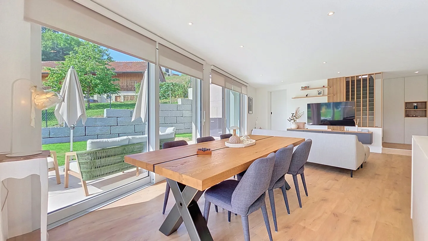 Magnificent 4.5 room apartment with garden in Fétigny / FR - Photo 6 of 13