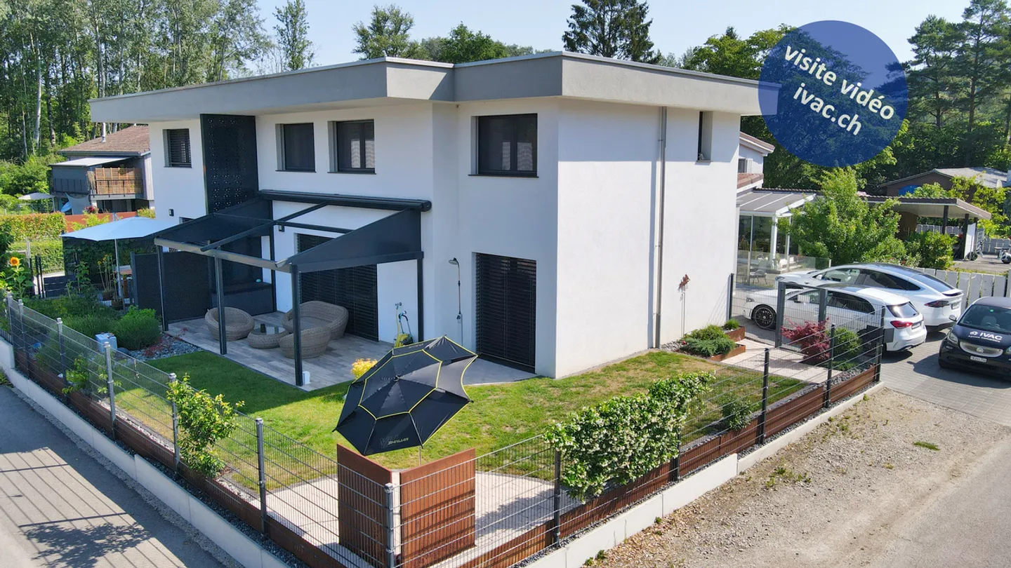 Villa familiale de 5.5 pces à Portalban / FR. - Photo 1 of 13