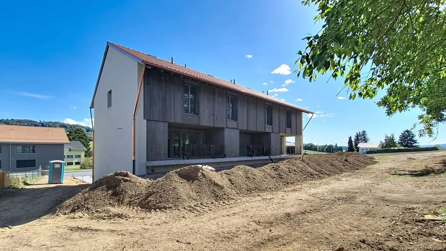 3 ville contigue 5.5 stanze con giardino privato a Dompierre - Foto 12 di 13