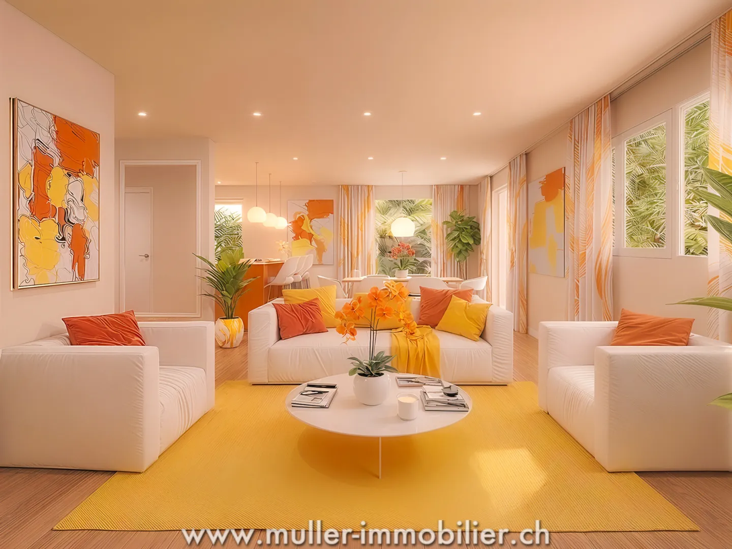 Einzelvilla mit Panoramablick in Aigle - Foto 2 von 13