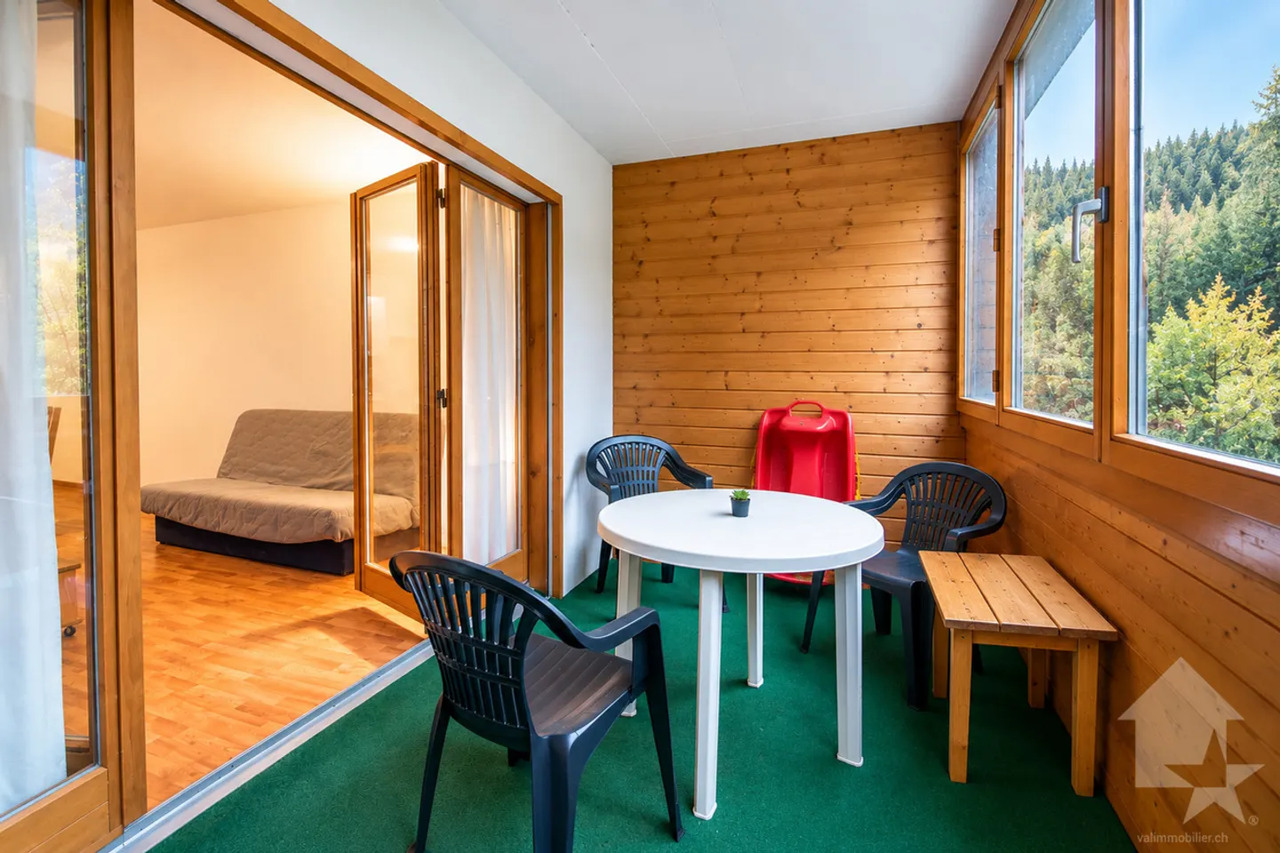 Torgon, 2.5 room apartment crossing in the Crêtes residence - Photo 2 of 11
