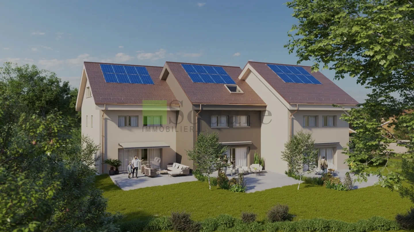 Les villas de Calamin - magnifique projet de 3 villas mitoyennes - Photo 5 sur 6