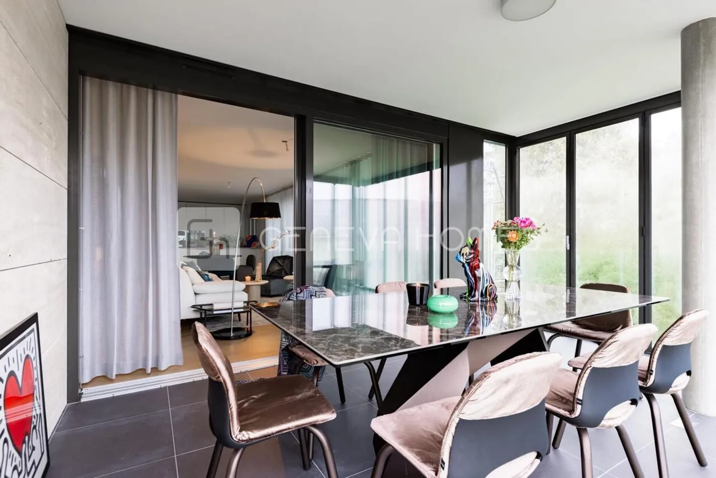 Magnificent 4.5-room penthouse in Cologny with rooftop - Lake view - Photo 3 of 9