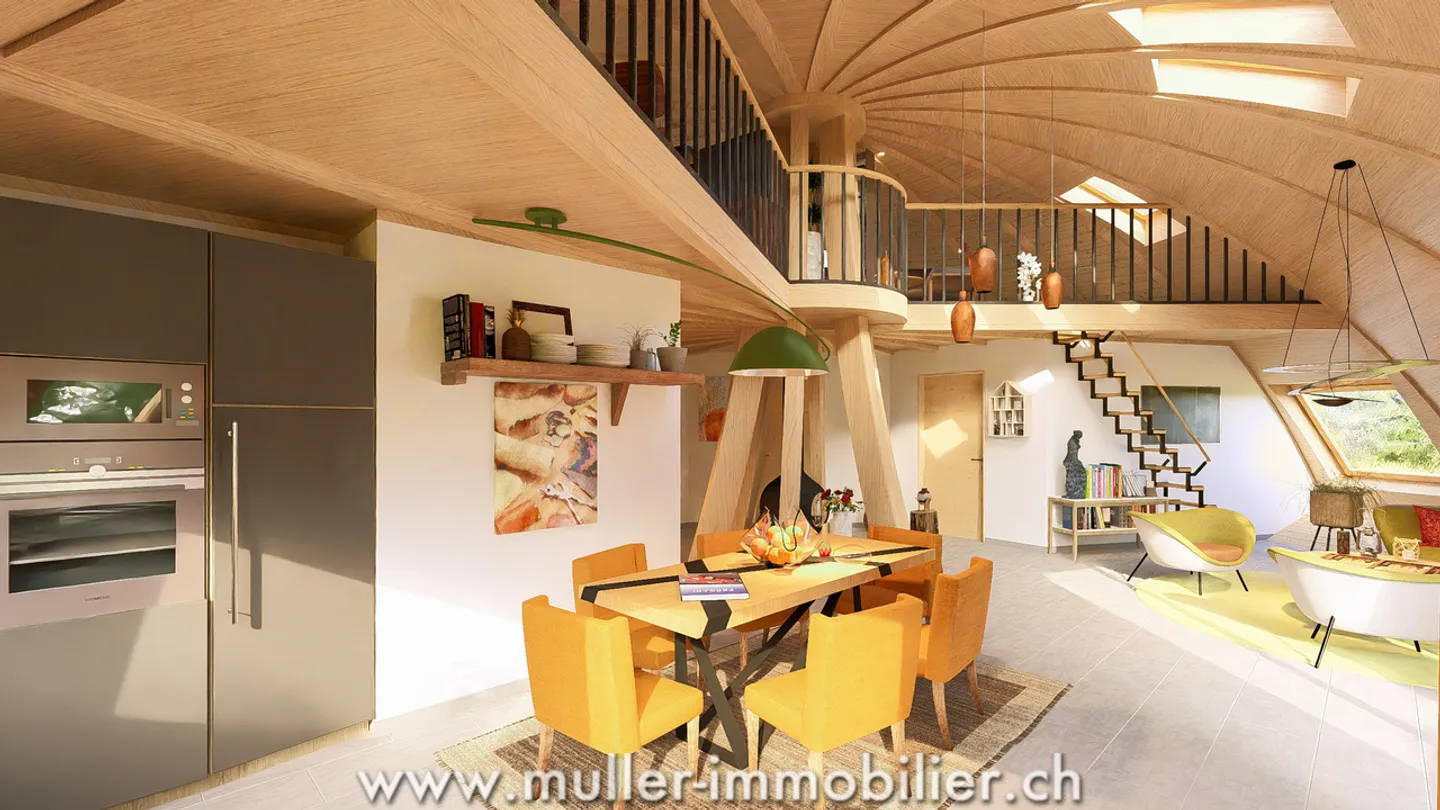 Casa Domespace in vendita a 10 min da Romont - Foto 2 di 13