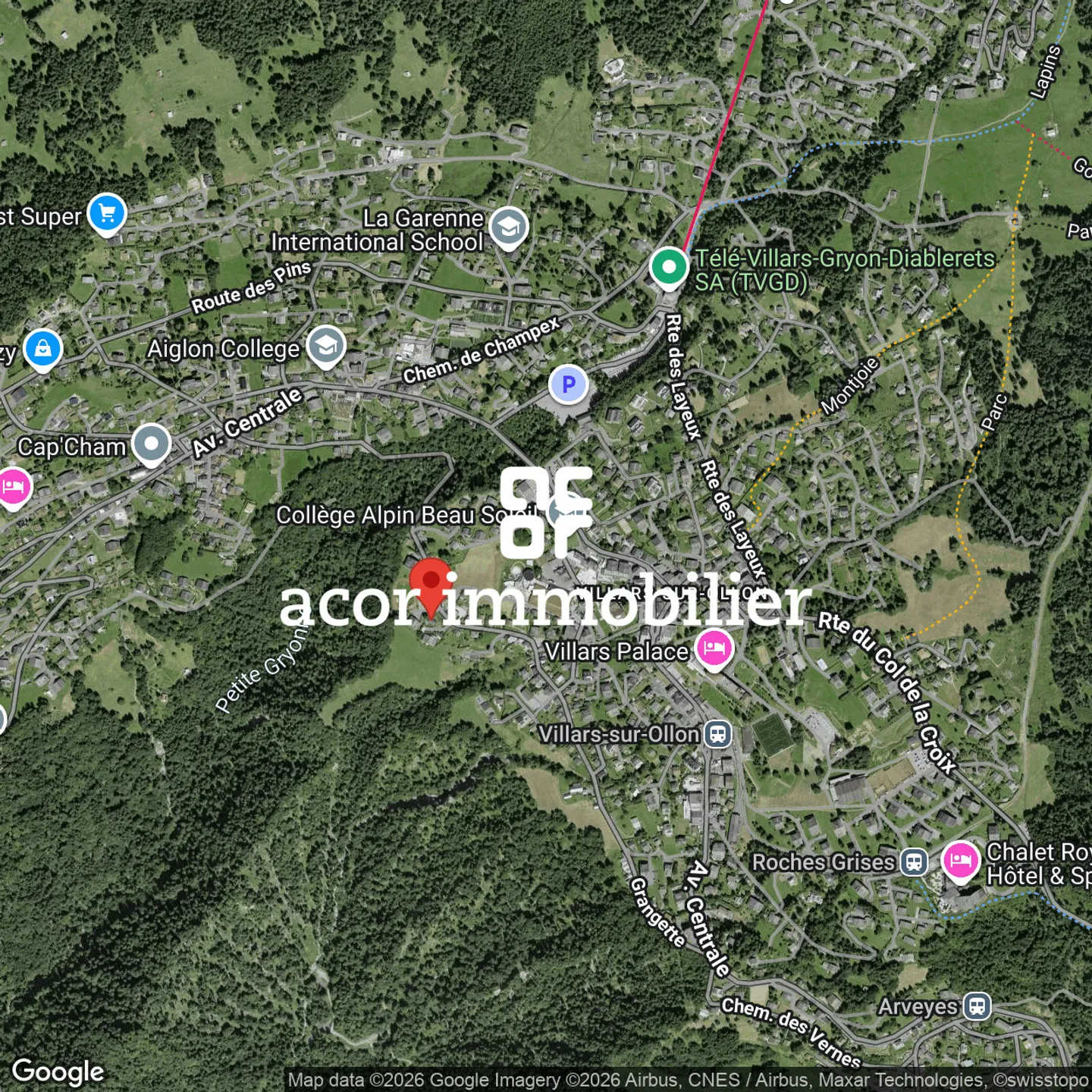 Authentisches und raffiniertes Chalet ideal im Zentrum von Villars gelegen - Foto 6 von 6