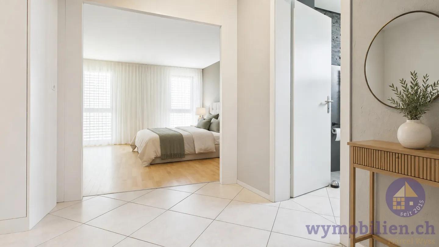 Grosszügige 3.5-Zimmer-Eigentumswohnung mit 30 m² Terrasse in Gümligen - Photo 8 sur 13