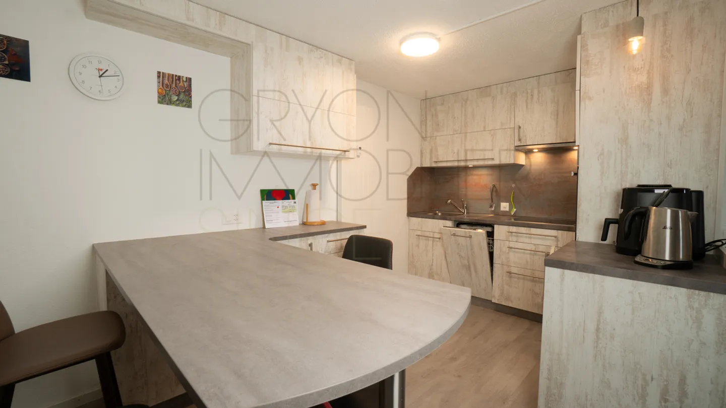 Alpe des Chaux: Renovierte 2-Zimmer-Wohnung, 200 m von den Pisten, überdachter Parkplatz - Foto 4 von 13
