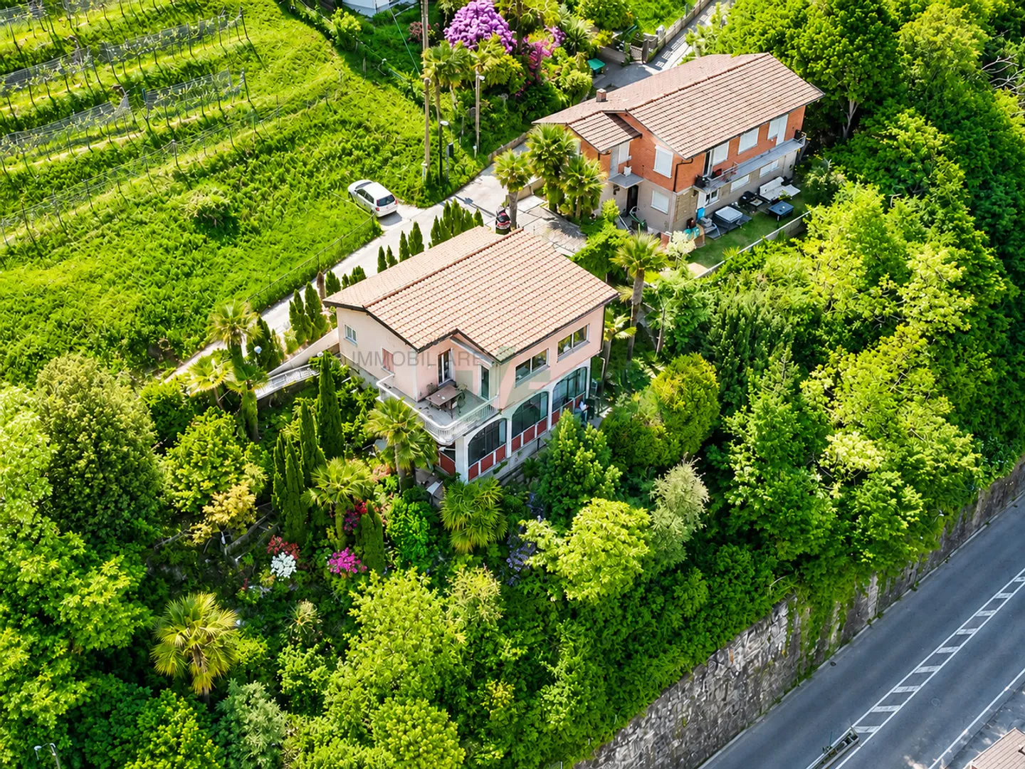 Bellissimo terreno con una spettacolare vista sulla baia di Lugano - Foto 2 von 5